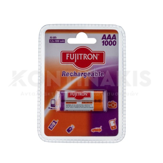 Μπαταρίες Επαναφορτιζόμενες Fujitron AAA 1000mAh (2 τεμ.) ΜΠΑΤΑΡΙΕΣ