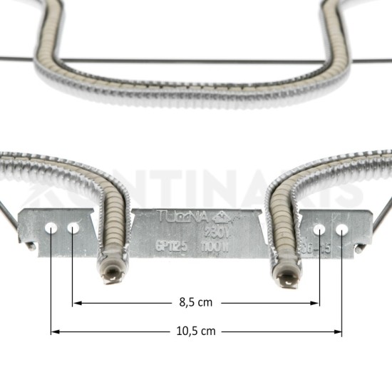 Κάτω Αντίσταση Φούρνου Gorenje 1100 Watt Αντιστάσεις Κάτω