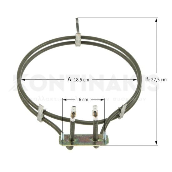 Αντίσταση Αέρος Φούρνου Korting 2200 Watt Αντιστάσεις Αέρος