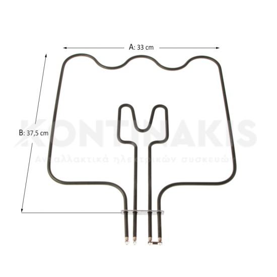 Κάτω Αντίσταση Φούρνου (Διπλή) Electrolux 1000+500 Watt Αντιστάσεις Κάτω