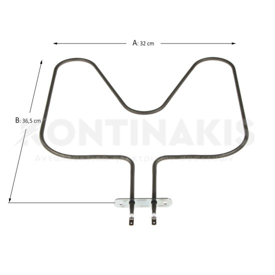 Κάτω Αντίσταση Φούρνου Electrolux 1000 Watt Αντιστάσεις Κάτω