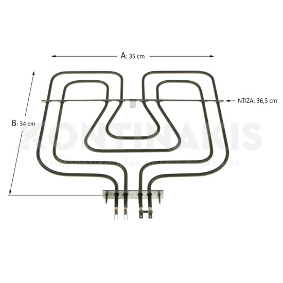 Άνω Αντίσταση & Γκριλ Φούρνου AEG 800+1650 Watt Αντιστάσεις Άνω