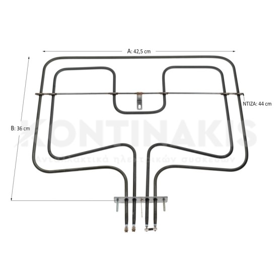 Άνω Αντίσταση & Γκριλ Φούρνου AEG/Electrolux 1700+1000 Watt Αντιστάσεις Άνω