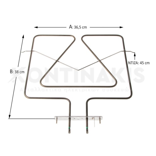 Γκριλ Φούρνου Whirlpool 2450 Watt Αντιστάσεις Άνω