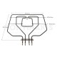 Άνω Αντίσταση & Γκριλ Φούρνου Bosch/Siemens 1000+1700 Watt Αντιστάσεις Άνω