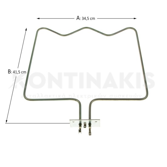 Κάτω Αντίσταση Φούρνου Conti 1400 Watt Αντιστάσεις Κάτω