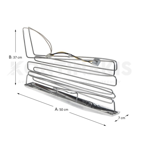 Αντίσταση Απόψυξης Ψυγείου Indesit - 180 Watt & Θερμικό 72°C  Αντιστάσεις