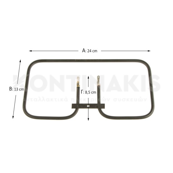 Αντίσταση Τοστιέρας συμβατή με Seb 830 Watt - 220 Volt (24 x 13 x 8,5 cm) Τοστιέρες