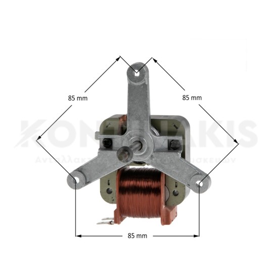 Μοτέρ Αέρος Φούρνου συμβατό για AEG/Electrolux/Zanussi Μοτέρ-Φτερωτές