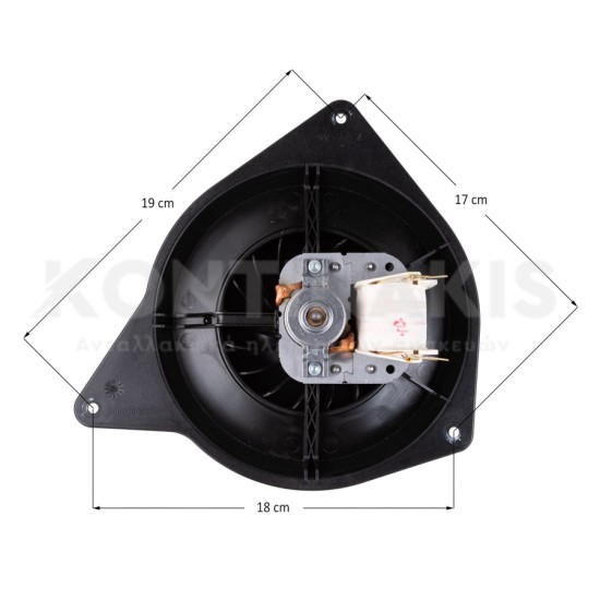 Μοτέρ Εξαερισμού Φούρνου Μοτέρ-Φτερωτές