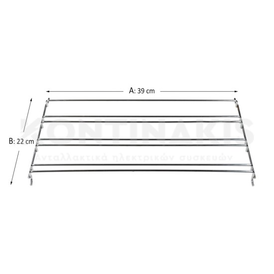 Σχάρα Φούρνου Κουζίνας Πλαϊνή Gorenje 38,8 x 22 cm Σχάρες-Ταψιά