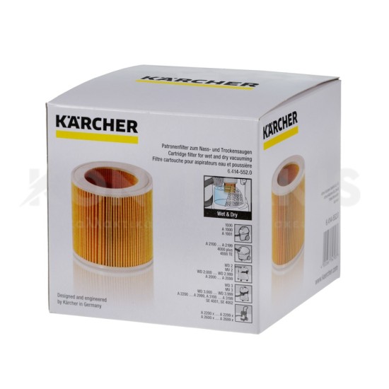 Φίλτρο Κάδου Σκούπας Karcher Original Φίλτρα Κάδου